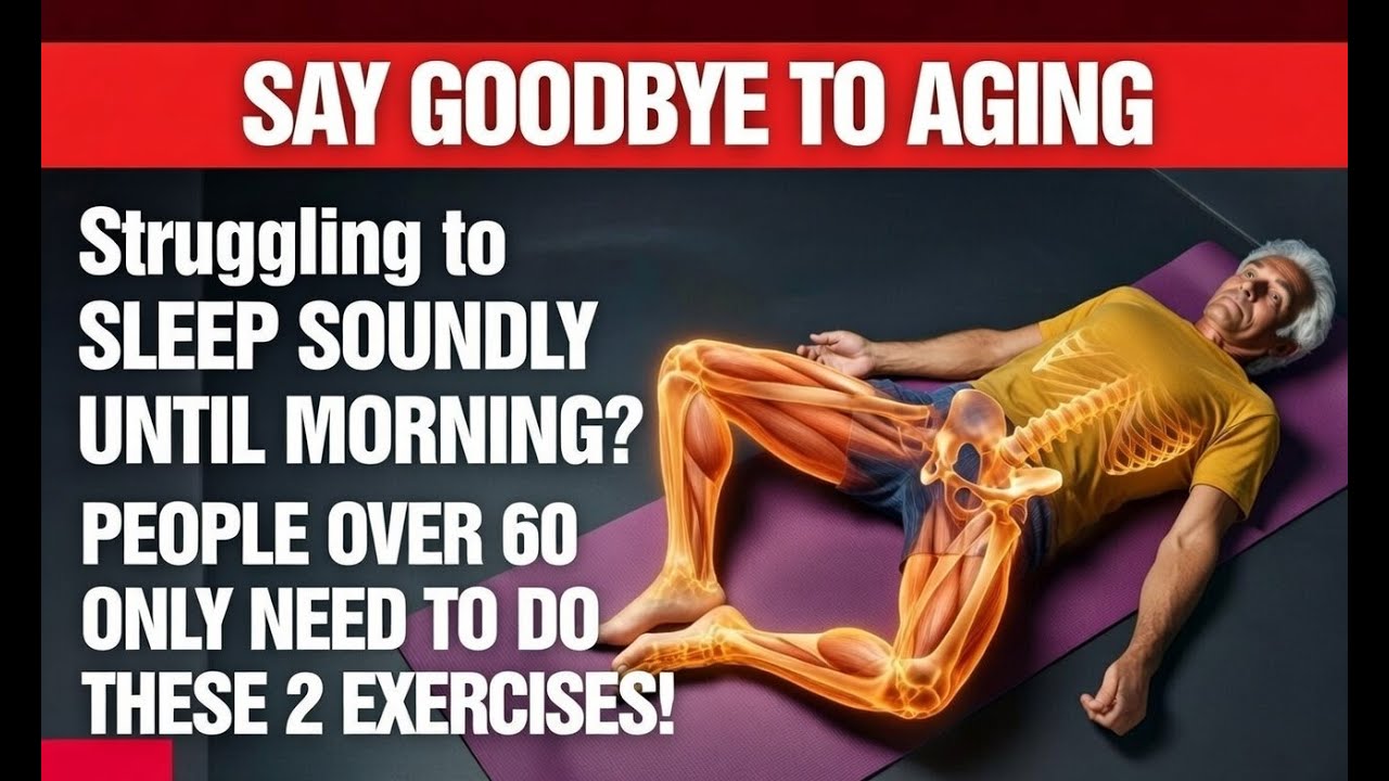Struggling to SLEEP SOUNDLY UNTIL MORNING? PEOPLE OVER 60 ONLY NEED TO DO THESE 2 EXERCISES!