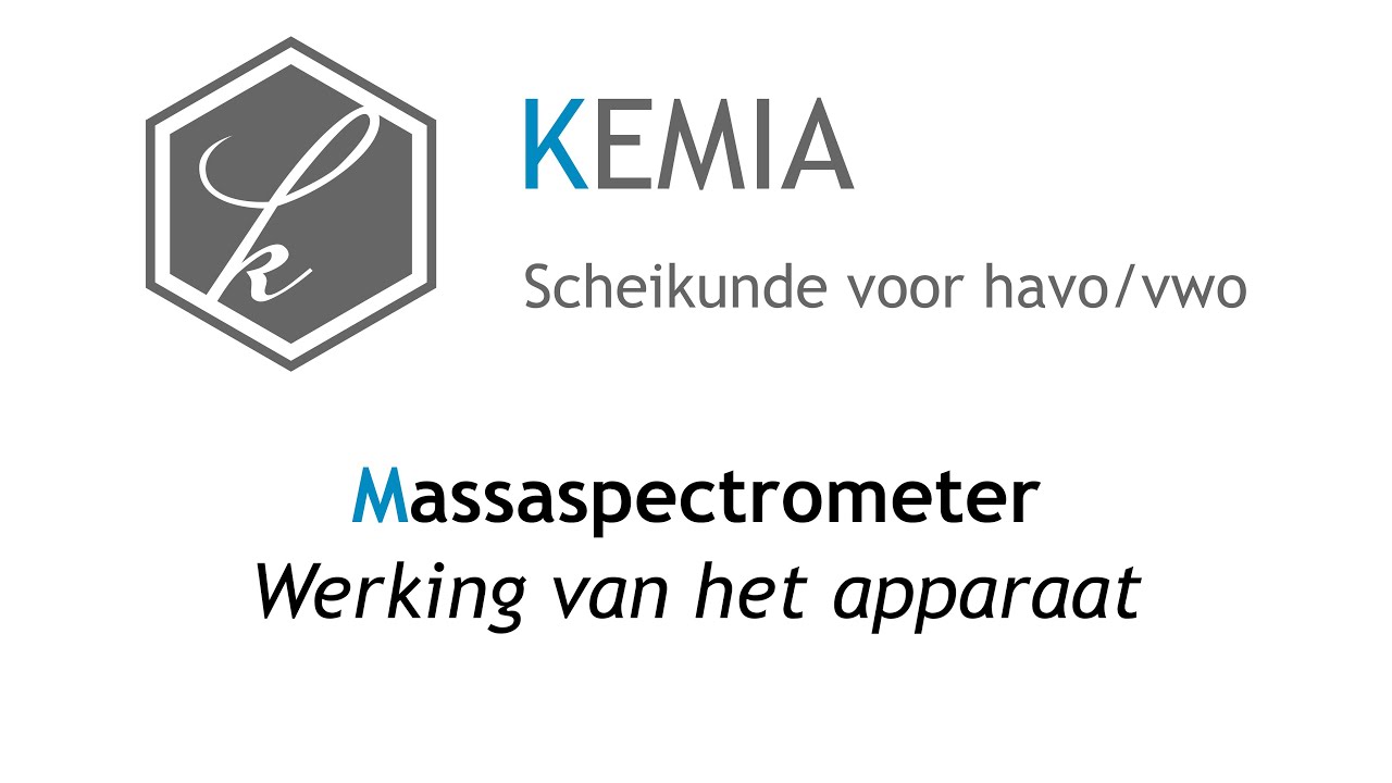 Massaspectrometer: Werking van het apparaat