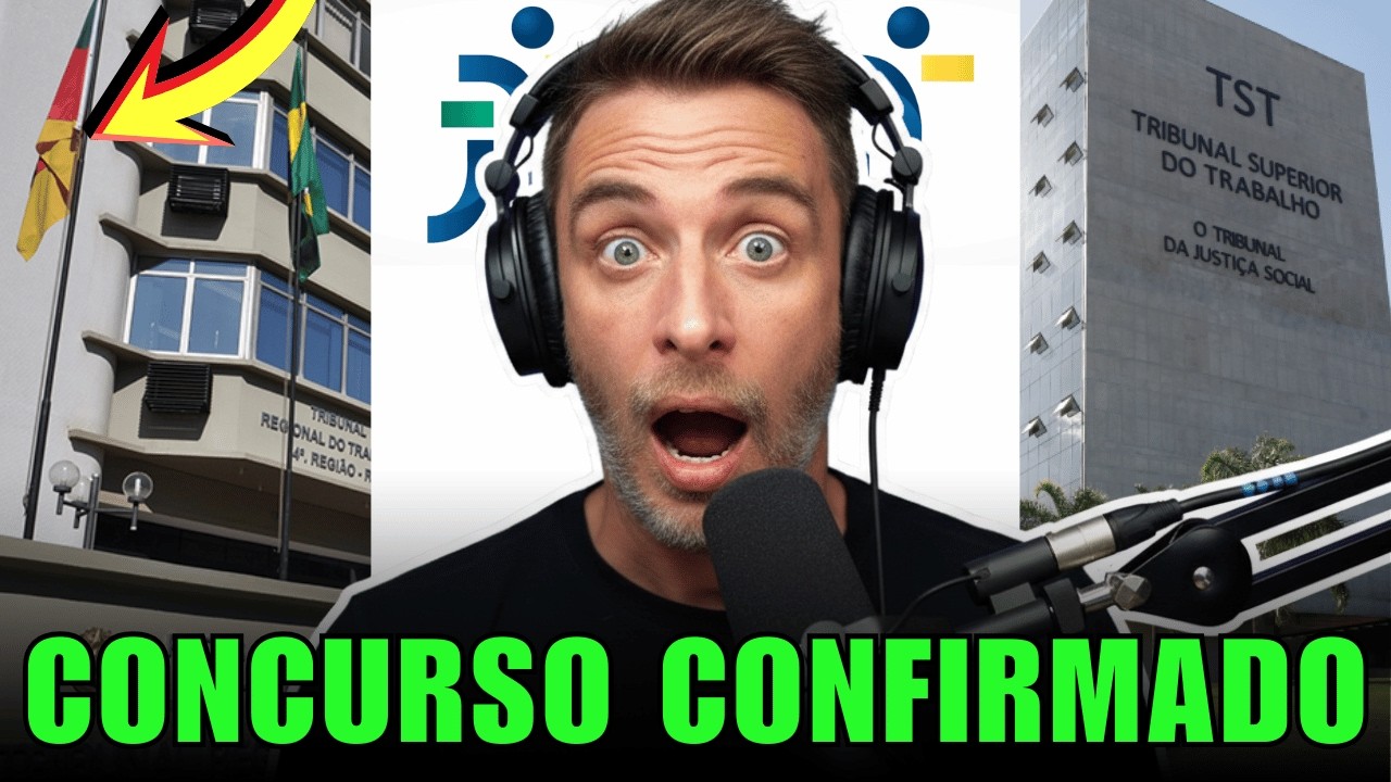 [🚨URGENTE!] COMEÇOU A ONDA DE TRTs |  1º CONCURSO TRT AUTORIZADO e +5 CONCURSOS EM 2026 🔥