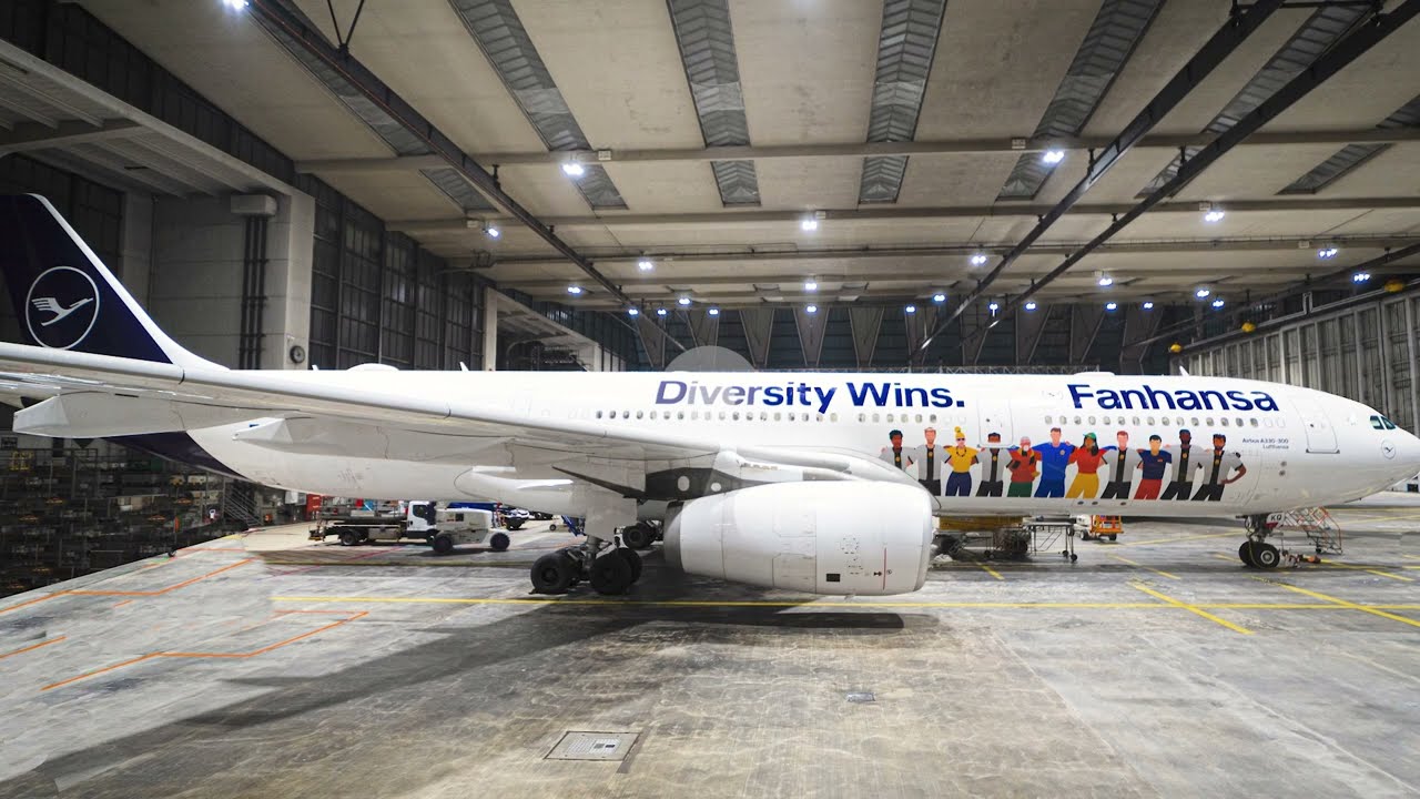 BTS of Lufthansa's Fanhansa #DiversityWins: A Celebration of Global Unity & Creative Aviation Design