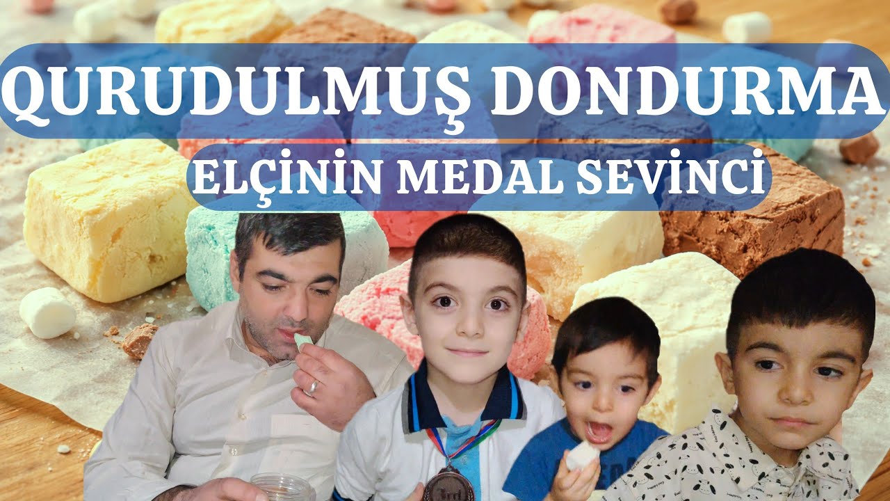 Trend olan qurudulmuş dondurma sınadıq🍨/ Elçinin medal sevinci🏅