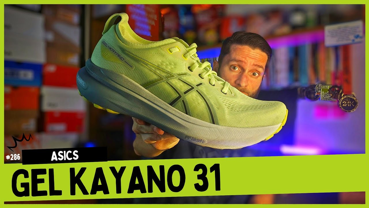 ASICS GEL-KAYANO 31: Conforto, amortecimento e estabilidade!