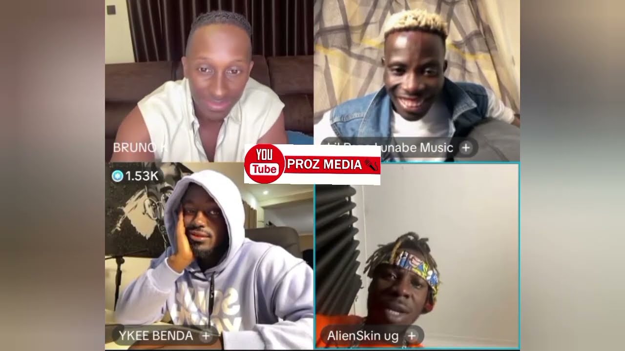 Alien Skin ku kiboozi kya Bruno K TikTok live n'emboozi ye Nairobi. Abavuluze nabalekawo ku live.