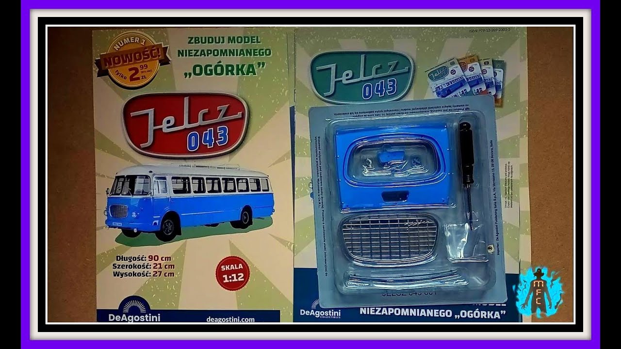 Jelcz 043 | Ogórek PRL 🚍 |  DeAgostini – recenzja gazetki kolekcjonerskiej.