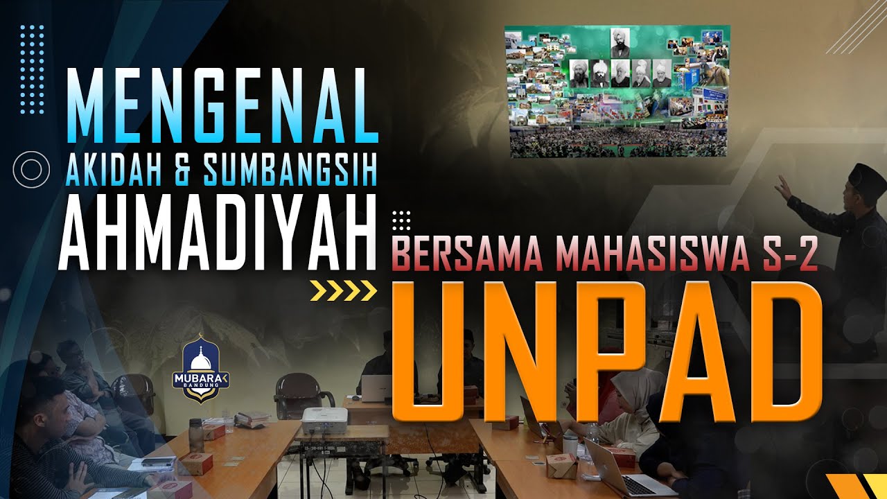 Kajian Ahmadiyah Bersama Mahasiswa S-2 UNPAD - Jatinangor