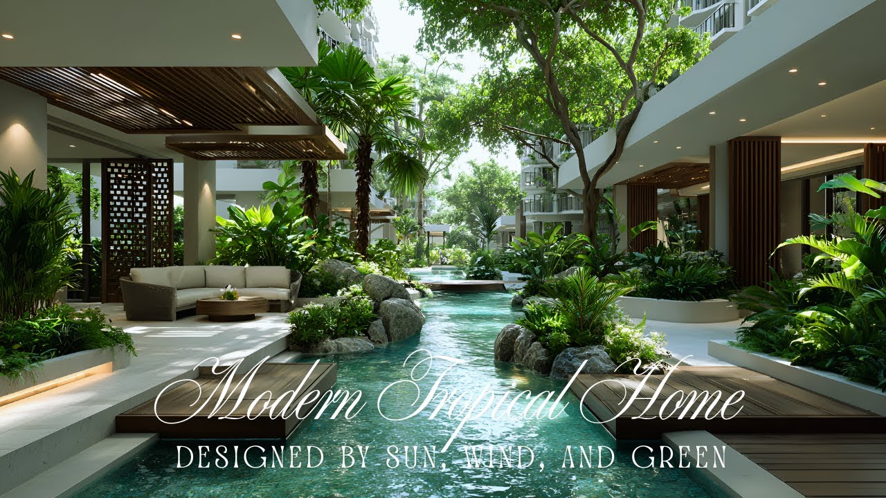 Modern Tropical House Design Ideas That Embrace Natural Ventilation and Comfort