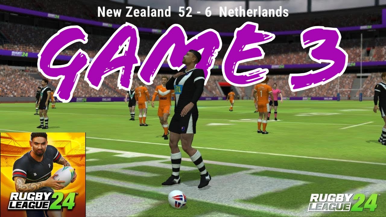 Rugby League 24 World Cup Mode (NZL VS NED)
