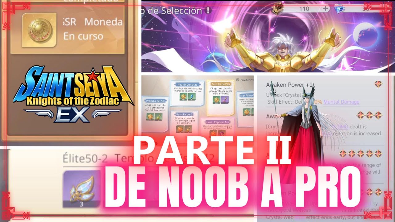 🔥 CONSEJOS DE NOOB A PRO - PARTE II 🔥 SAINT SEIYA EX &ndash; #saintseiya #saintseiyaEX
