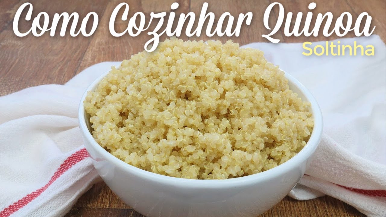 COMO COZINHAR QUINOA CORRETAMENTE (Soltinha) | Menu de Nutri