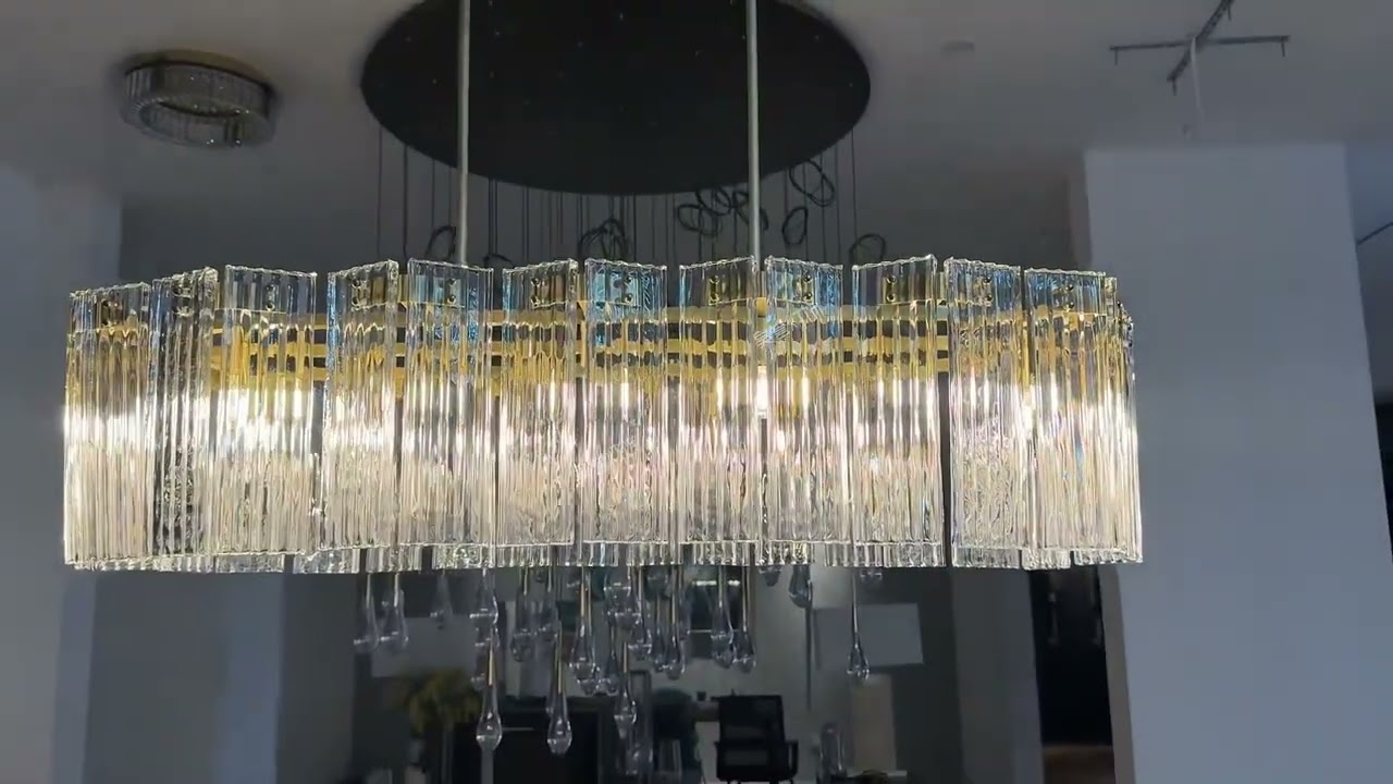 Brass/Black Steel Frame Large Round #chandelier  38
