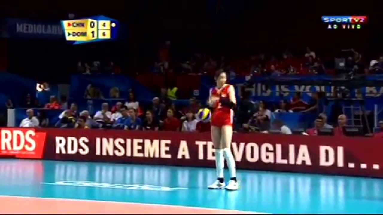 CHINA X REP.DOMINICANA - Mundial de Vôlei Feminino 2014 - 3ª FASE