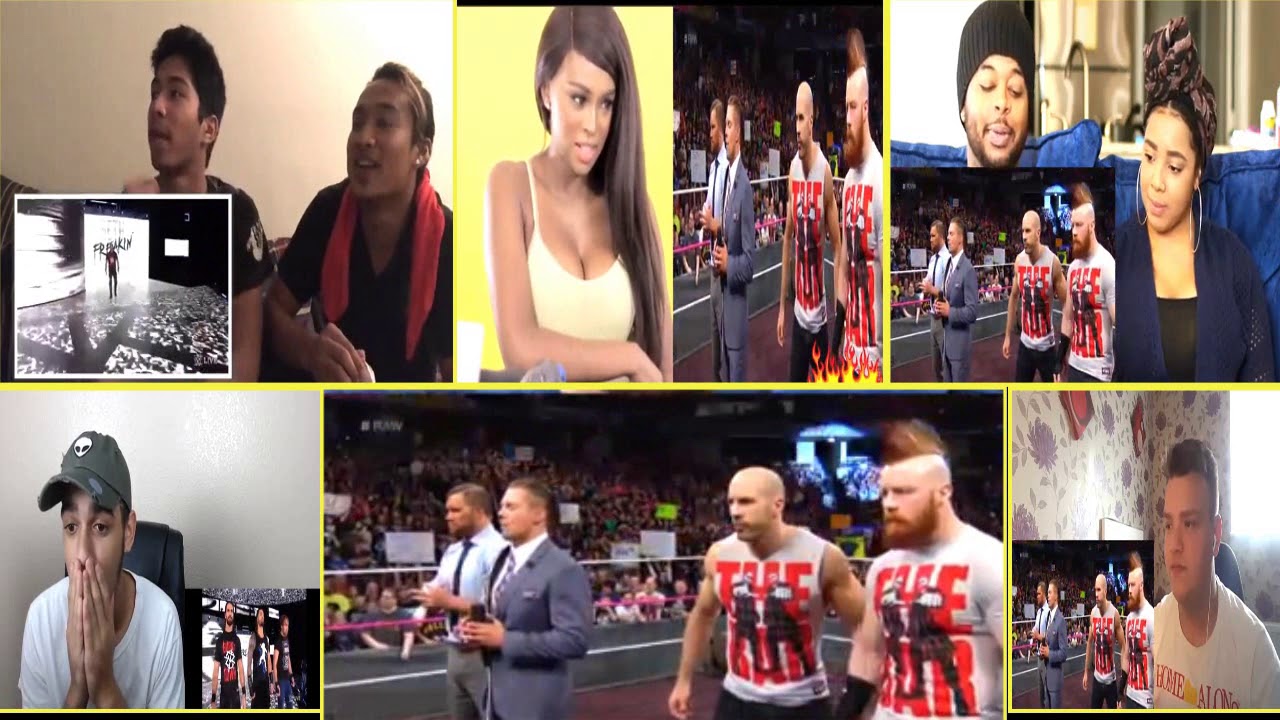 THE SHIELD REUNIT RAW 2017 #REACTION MASHUP VIDEO|| WWE 🐌🐌🐌