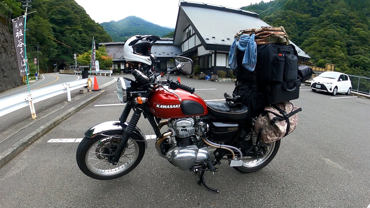 【W650で四国ツーリング】その2  徳島、祖谷そばとかずら橋