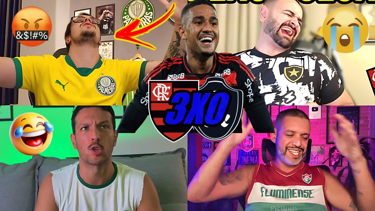 REAÇÕES E DESÂNIMO DOS RIVAIS SECANDO O MENGÃO! FLAMENGO VENCE O REMO POR 3X0