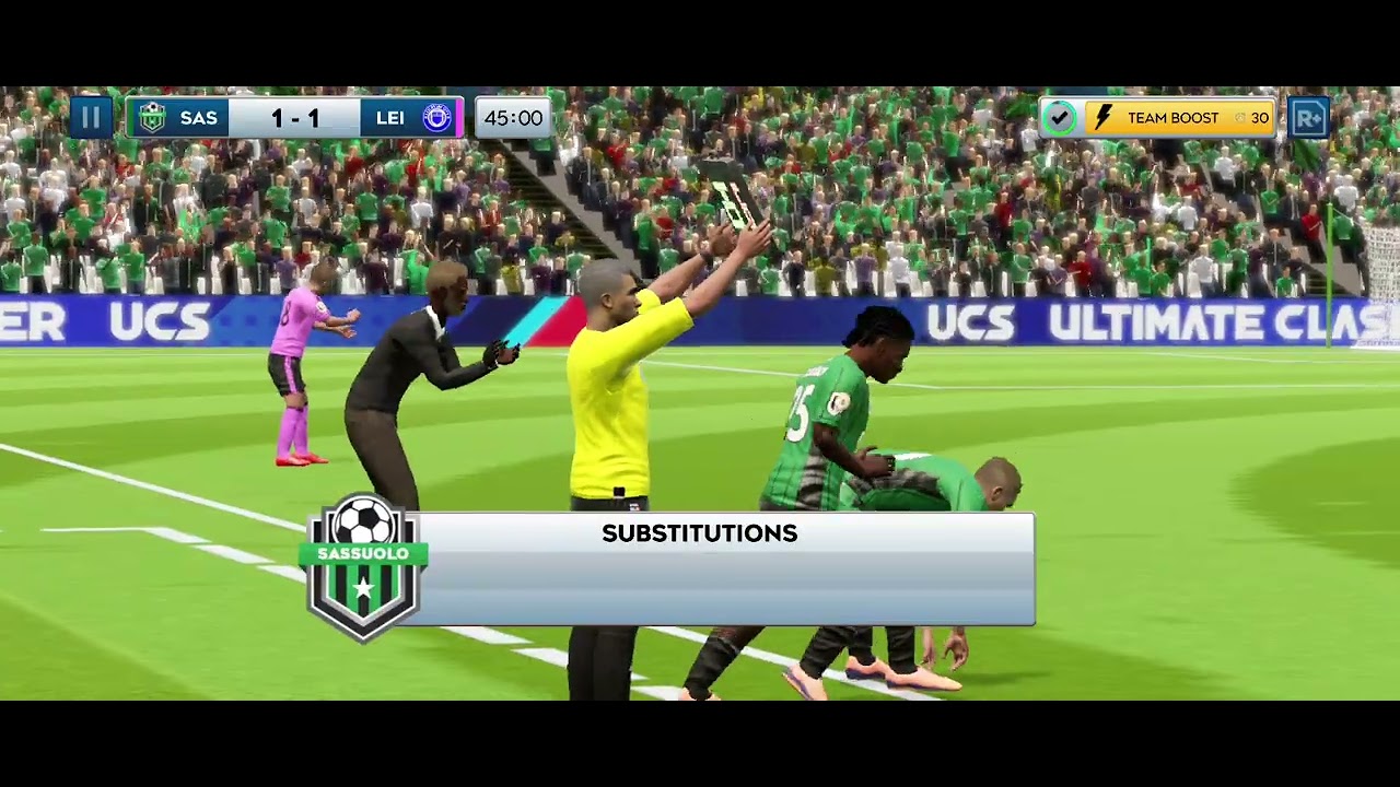 Division 1 Game 8 Sassuolo vs Leicester city (1-2) Stanslav Lobotoka(DM) wins it for the foxes🦊💙🔥