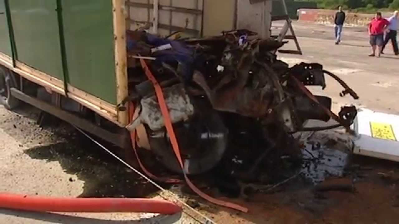 Fifth Gear - Crash Test Month - Truck Hitting A Bollard