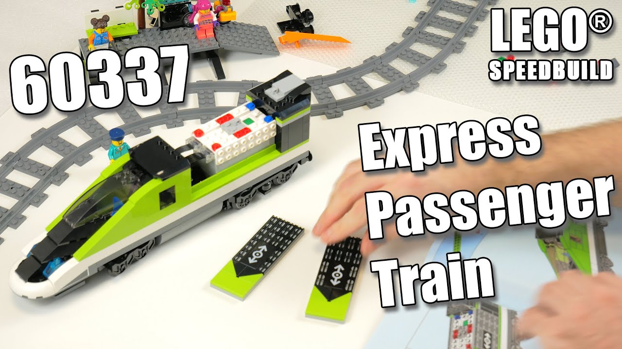 LEGO 60337 Speedbuild | LEGO Express Passenger Train | Speed build 60337 LEGO City 2022 | LEGO Train