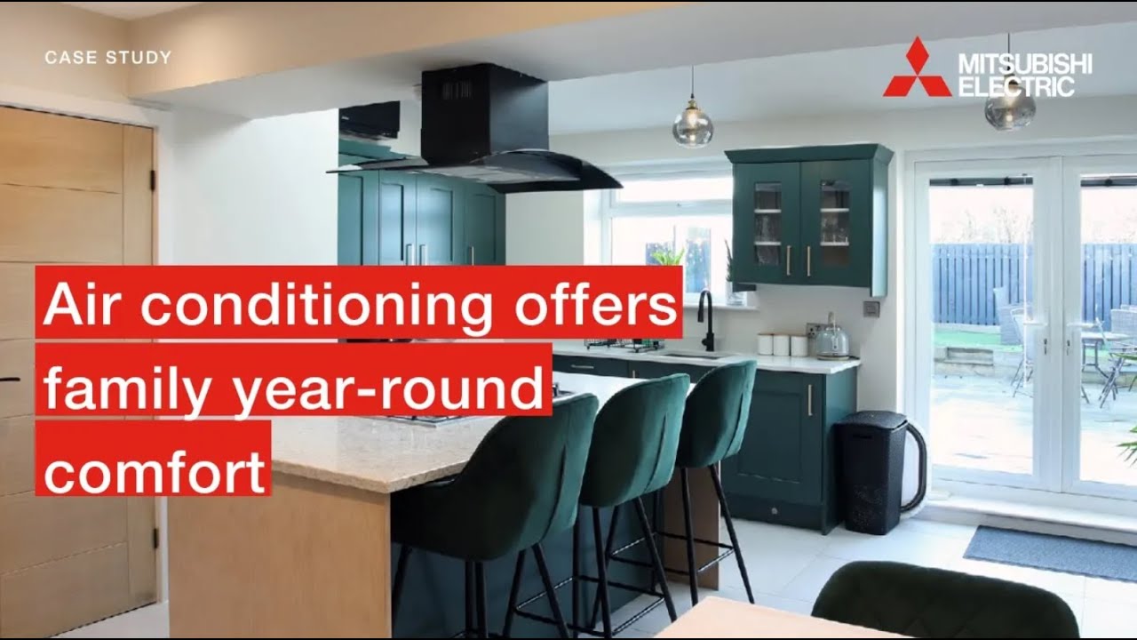 Air conditioning offers family year-round comfort | Mitsubishi Electric