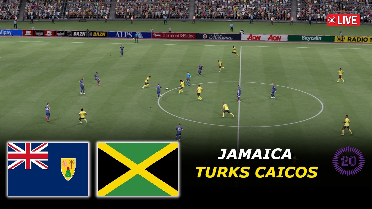 🔴Jamaica vs Turks Caicos Islands | CONCACAF U20 Championship 2026 | eFootball Pes21 Simulation