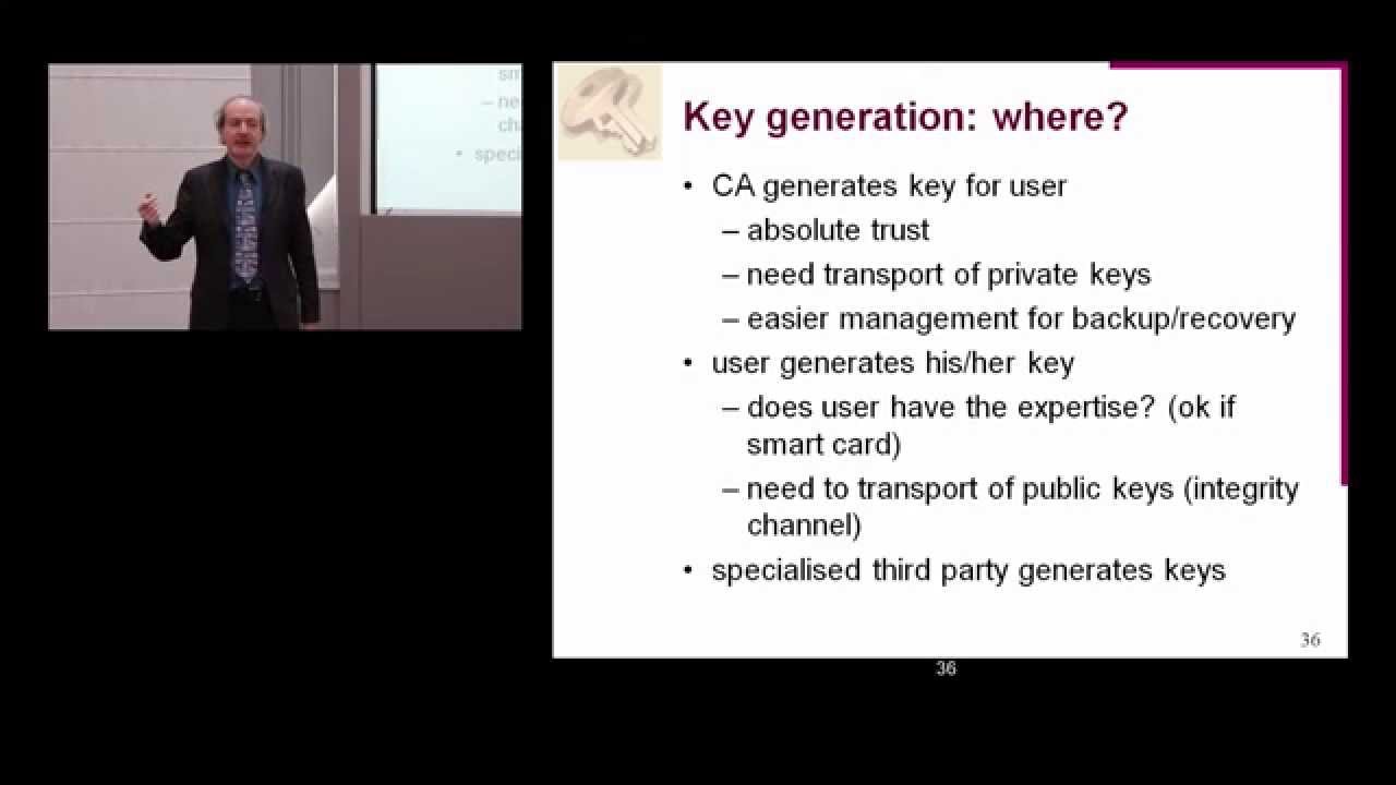 Public Key Infrastructure Fundamentals - Bart Preneel