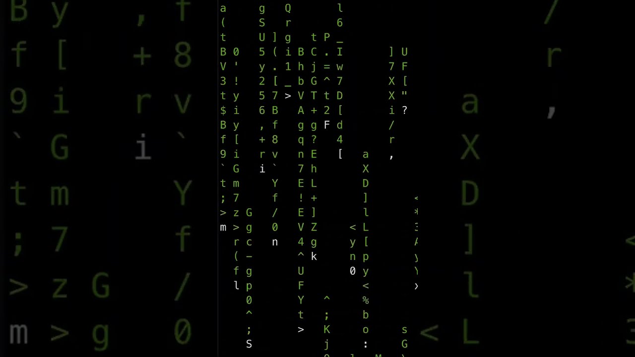 Matrix effect in Linux | Linux shorts