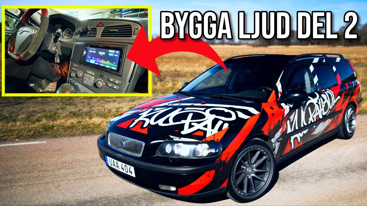 BYGGA BILLJUD: MONTERA DUBBELDIN STEREO & KABELDRAGNING - [VLOGG #458]