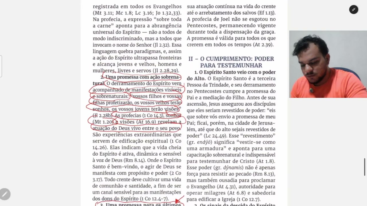 Escola Bíblica Dominical Lição 10 -Espírito Santo o Capacitador