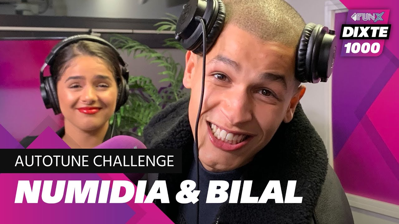 NUMIDIA & BILAL WAHIB ON FIRE TIJDENS DE AUTOTUNE CHALLENGE | DIXTE 1000