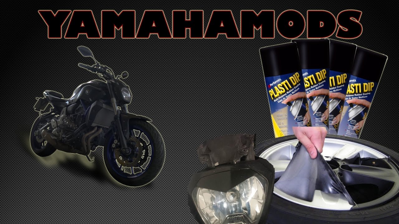 Yamahamods #6 | Plasti-dip carénage Yamaha MT-07