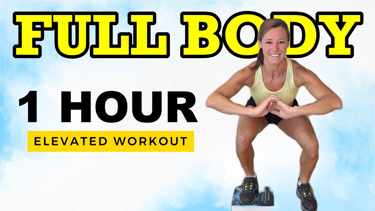 ULTIMATE 1 Hour FULL BODY ELEVATED WORKOUT with Dumbbells | Sweat, Burn, and Tone | At Home