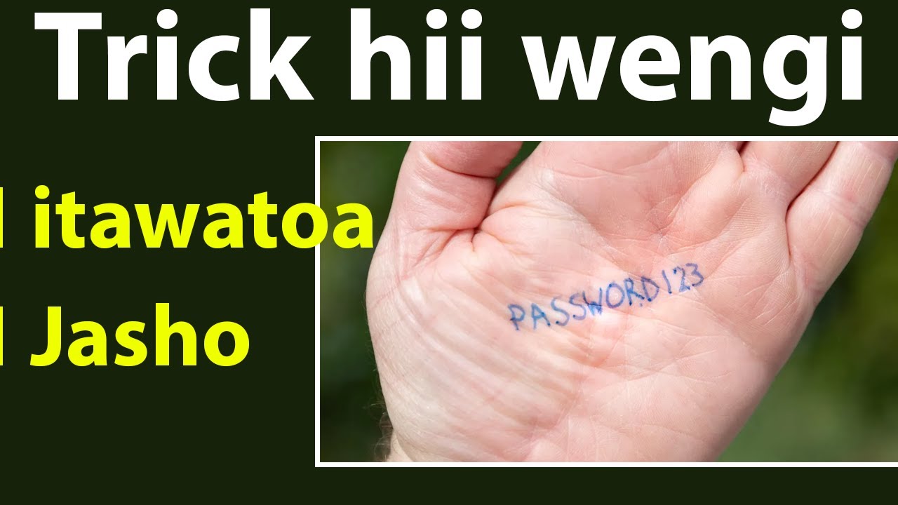 Hawataifungua Computer yako Hata kama Password wanayo