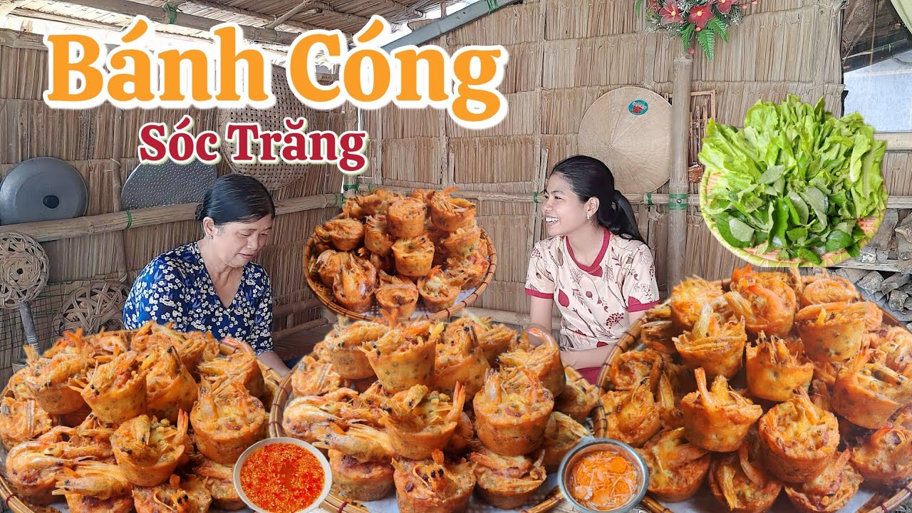 Cách làm Bánh Cóng giòn xốp như ngoài quán không phải ai cũng biết