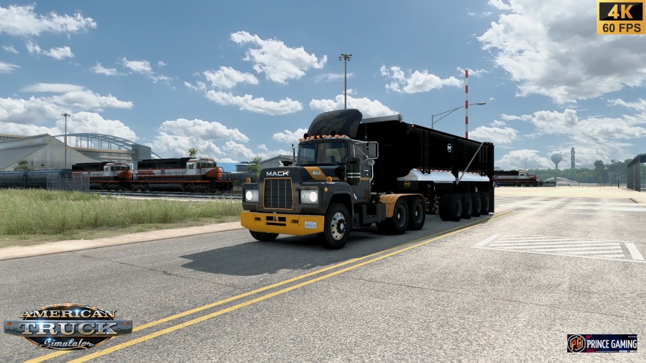 Mack R Legacy: Haulin' Grain Across the Heartland - Missouri to Iowa| Mack_E6_Engine. |4k|