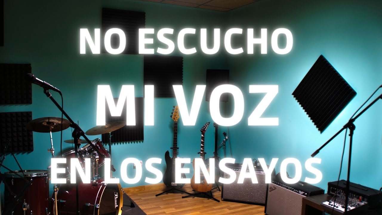 ¿Cómo ESCUCHAR BIEN MI VOZ en los ensayos o en el estudio? 😱