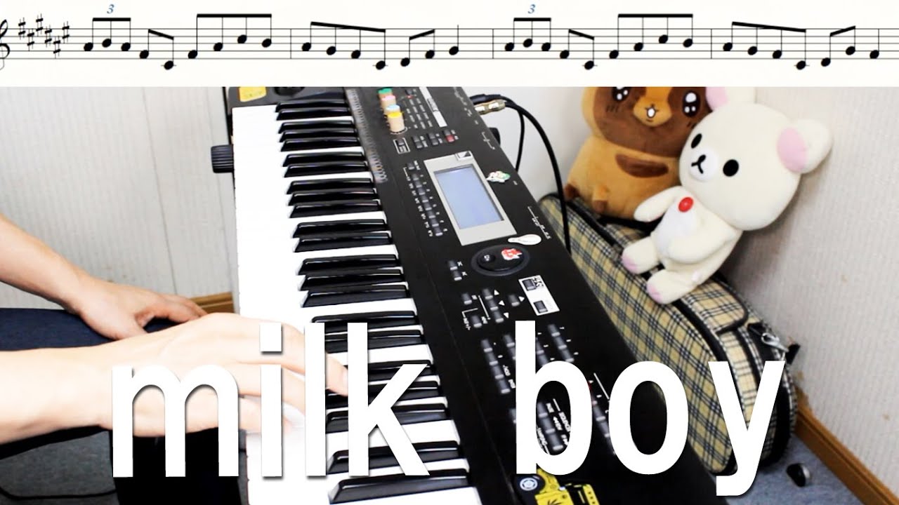 milk boy / Silent Siren　キーボード　楽譜付　弾いてみた　サイサイ　ミルクボーイ　大隈秀徳　くまT　Hide Okuma　レインボーミュージック