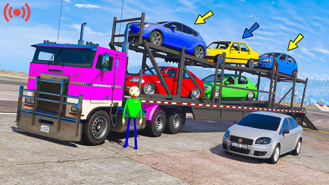 Süper Arabalar En Sevilen Parkurlarda Örümcek Adam GTA 5 MODS