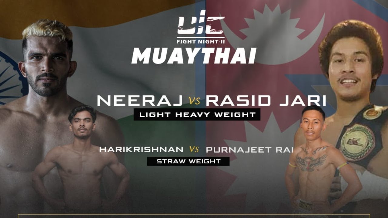 India 🇮🇳 vs Nepal 🇳🇵 | UIC Fight Night 2 - Muay Thai | Lulu Mall Hyderabad