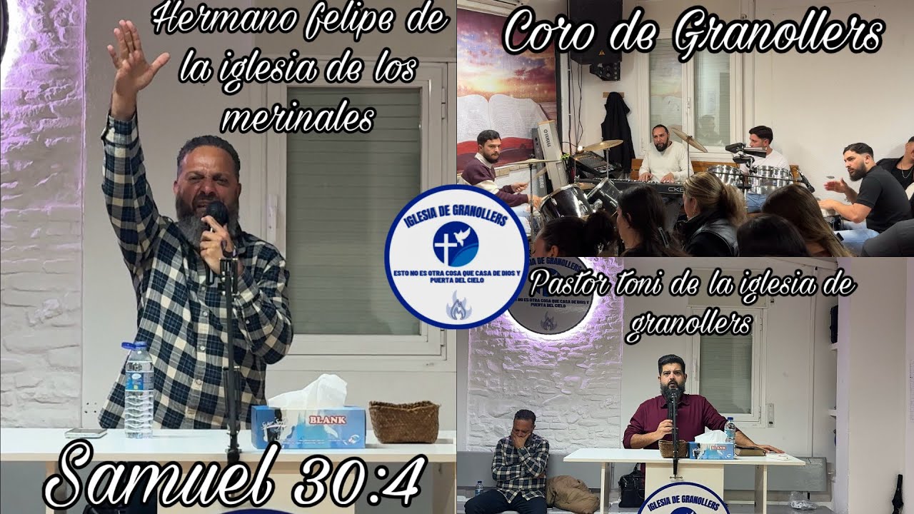 Tenemos la grata visita de nuestro hermano Felipe de la iglesia de los Merinales samuel 30:4￼
