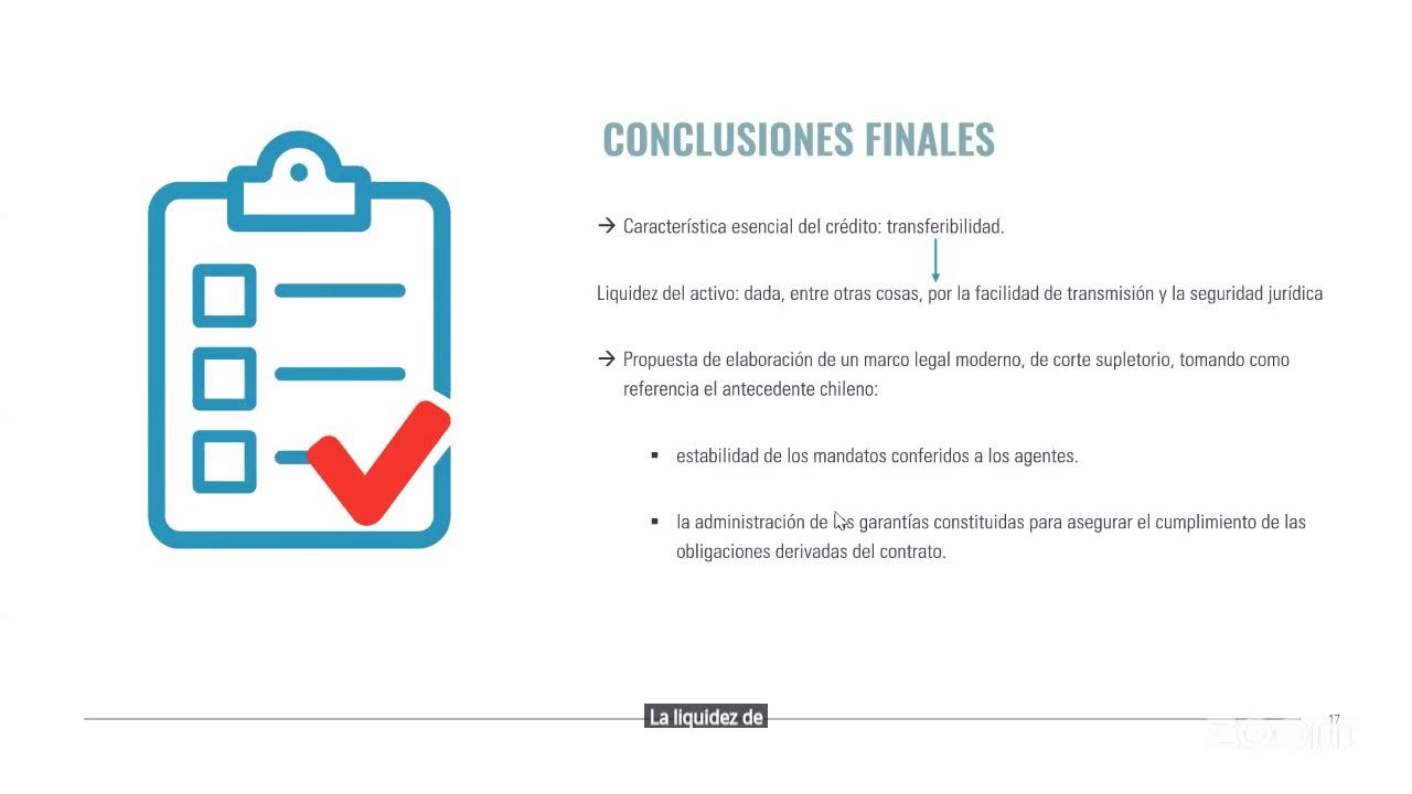Webinar: “El agente en los créditos sindicados: Lineamientos para una reforma pendiente”