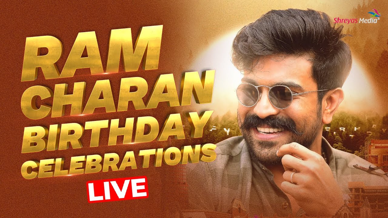 Ram Charan Birthday Celebrations Live | Rastra RAM CHARAN YuvaShakthi | Shreyas Media