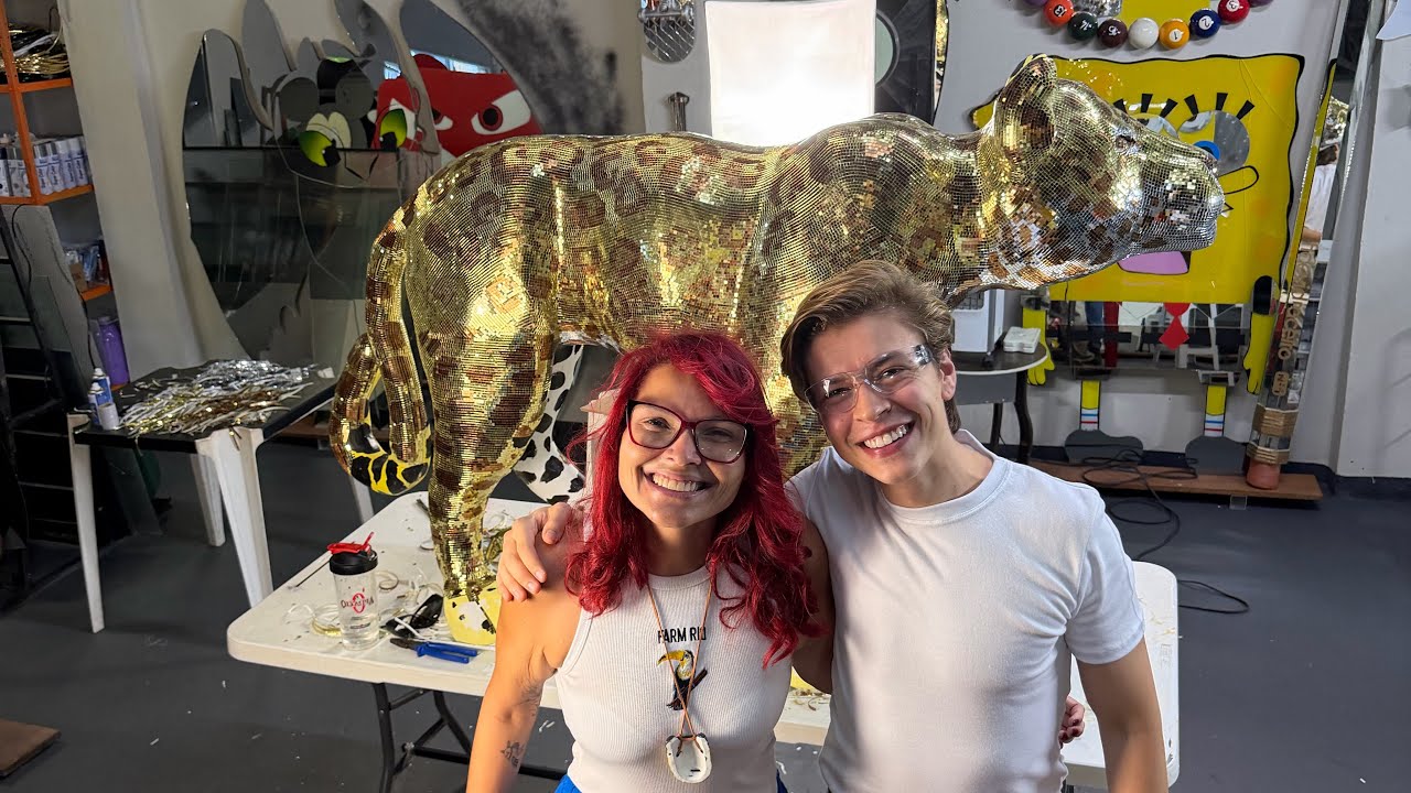 	Olha onde essa onça vai parar! Ajudei a criar uma obra que vai para a Europa 🐆🌍 @fidevidraceiro 