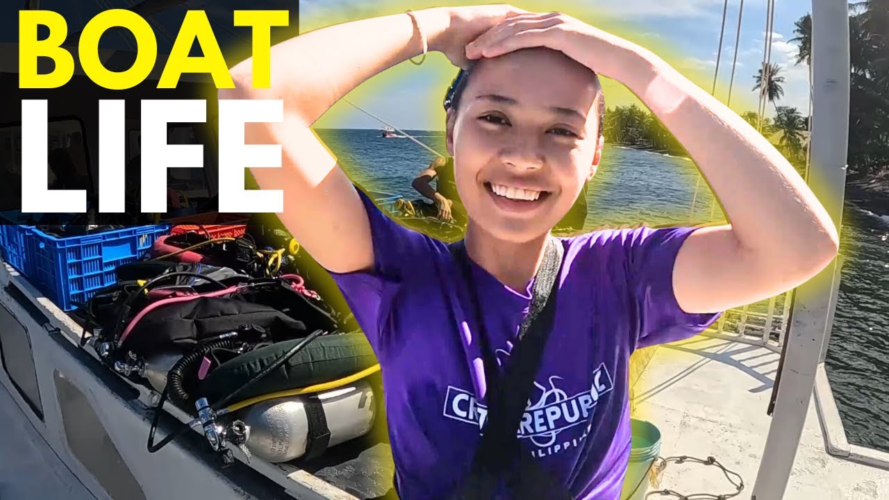 Boat diving in Philippines