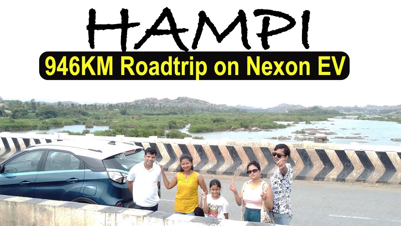 Bangalore to Hampi on Nexon EV | Waterfall Guest House Review | Best Stay at Hampi