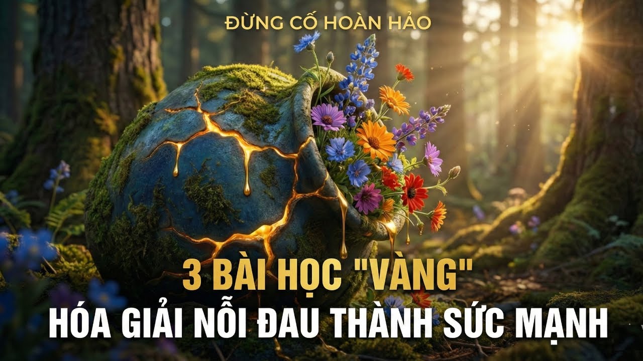 3 Bài học về sự không hoàn hảo: Từ Chiếc Lọ Nứt đến nghệ thuật hóa vàng nỗi đau