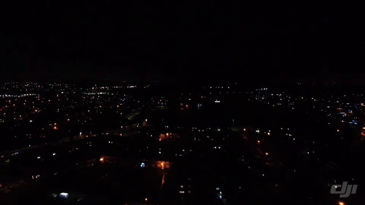 Woodchurch estate at night