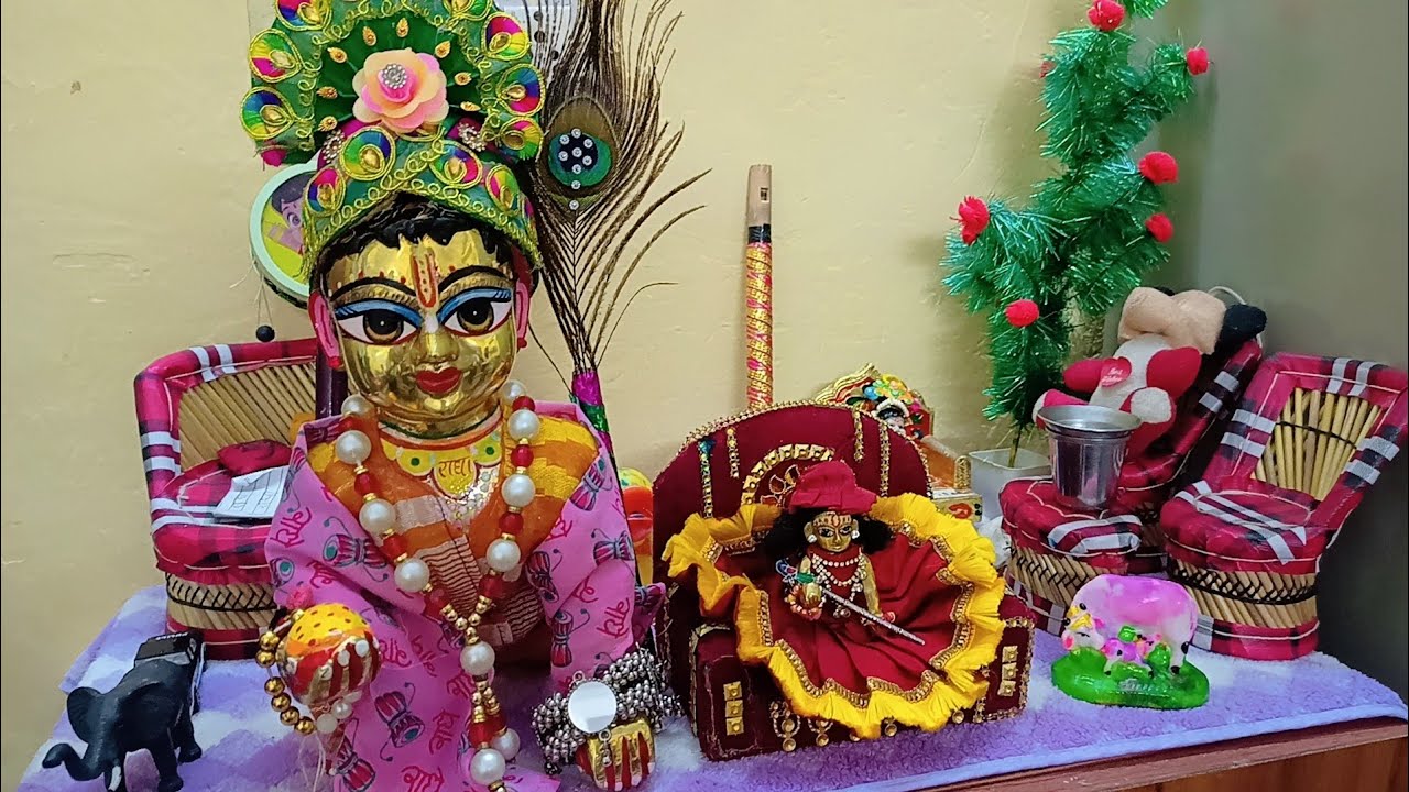 Kannu Mannu ji live hai!🥰 आइए दर्शन कर लीजिए!🙏 #laddugopal #bhaktistatus #shyam #radheradhe #viral 