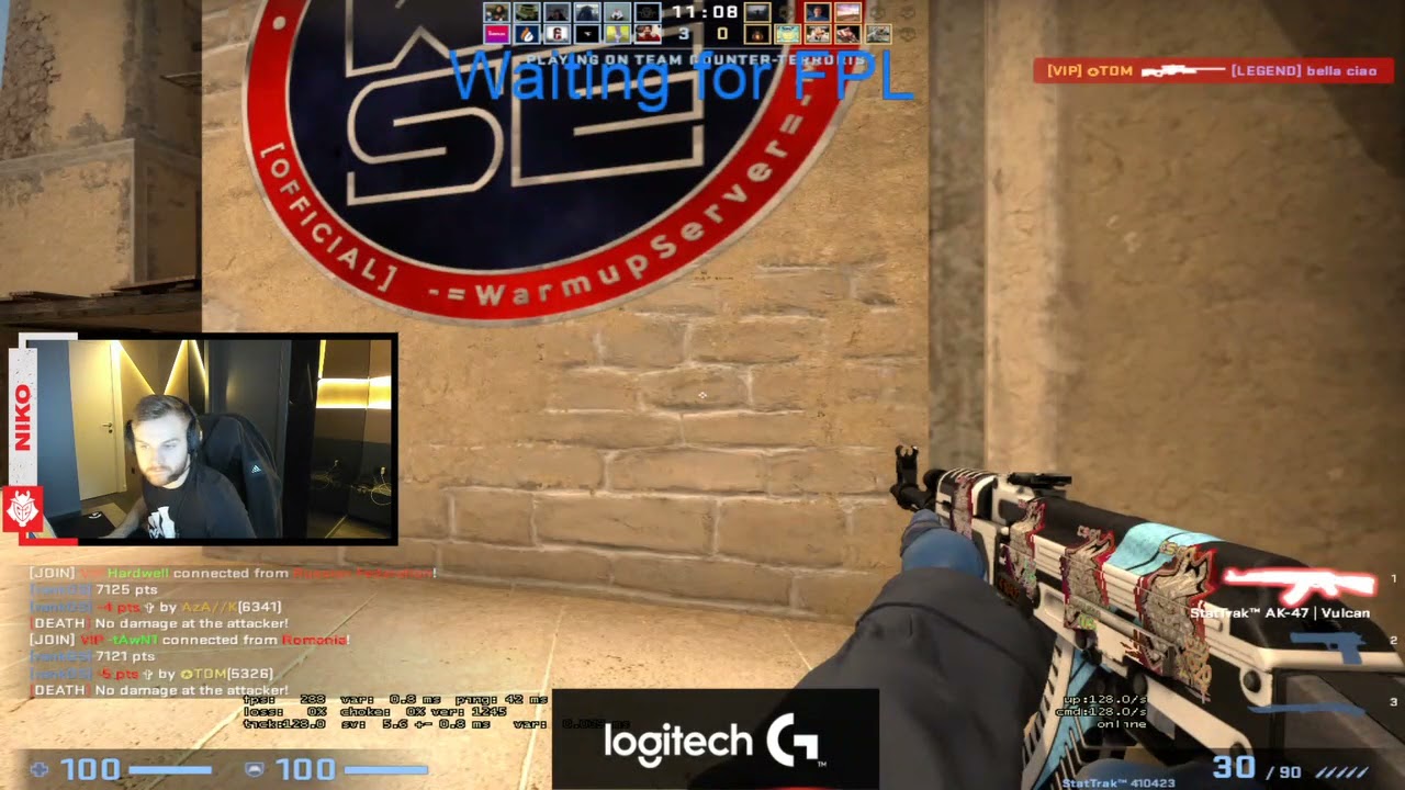 G2 NiKo FFA deathmatch (USP; AK-47; AWP)