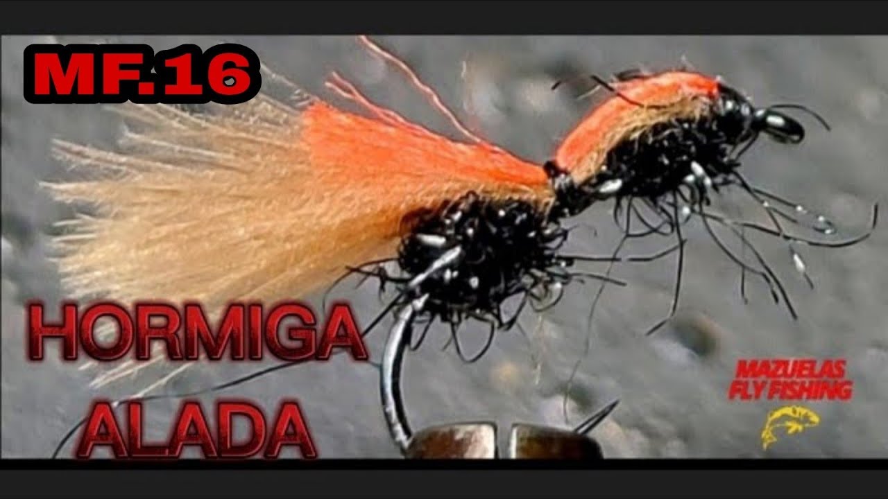 Montaje hormiga alada 2021.Fly Tying SHIMAZAKI ANT 🐜🐜