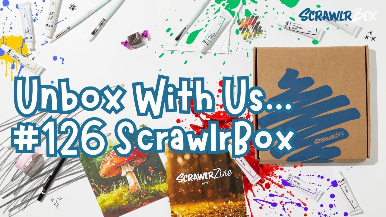 Swatching Himi Jelly Gouache | Unbox and Swatch The #126 ScrawlrBox With Us