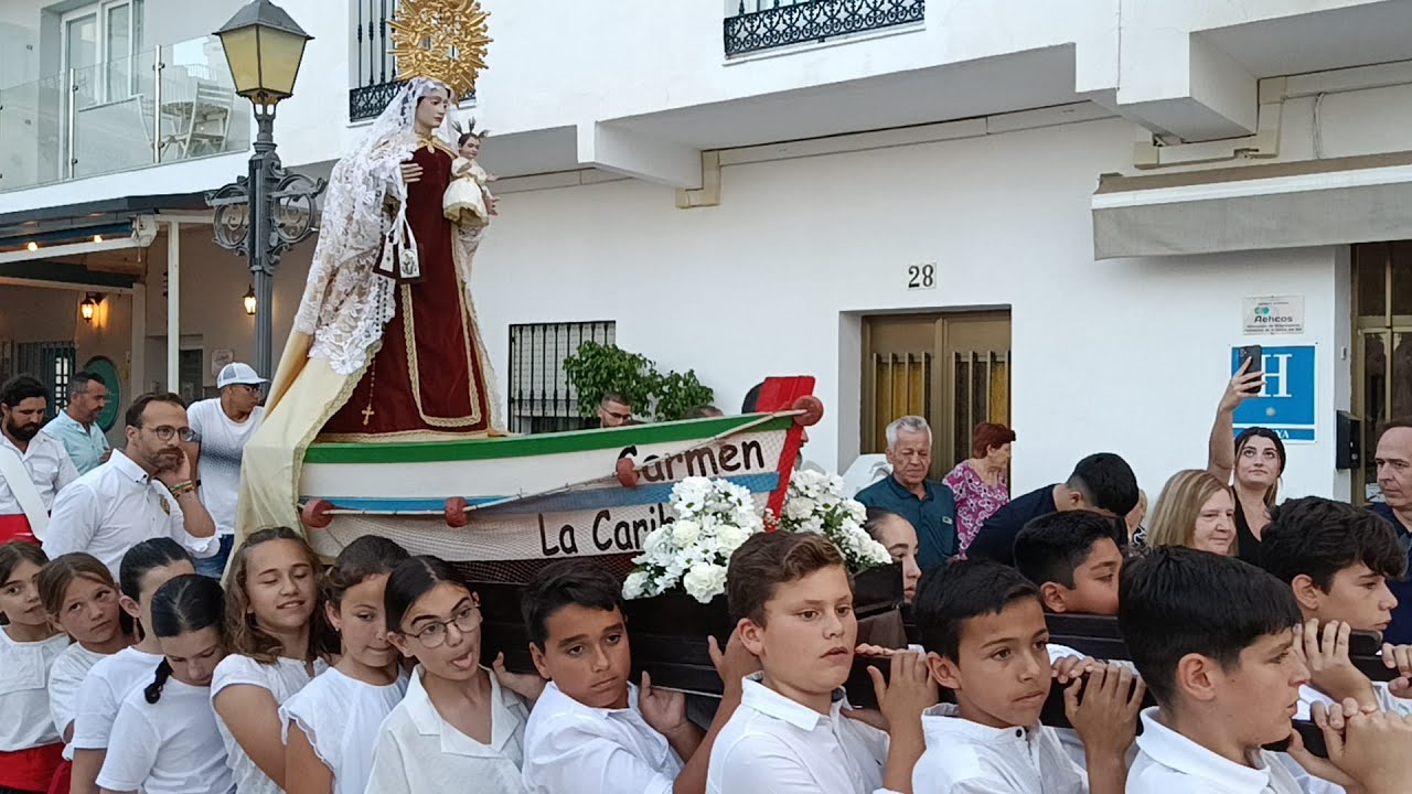 Procesión infantil virgen del Carmen la carihuela (Torremolinos)